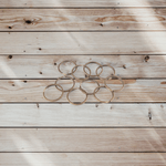 Casa si Gradina - Decoratiuni - Obiecte decorative - Accesorii decorative - Set 10 inele metalice pentru chei, diametru 30 mm, Vintage - Infinity.ro