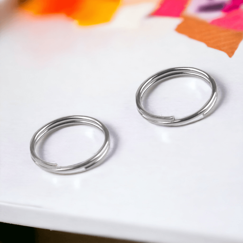 Casa si Gradina - Decoratiuni - Obiecte decorative - Accesorii decorative - Set 110 inele metalice de conectare Crisalida, diametru 10 mm, Argintiu - Infinity.ro