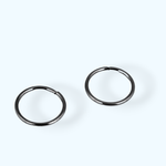 Casa si Gradina - Decoratiuni - Obiecte decorative - Accesorii decorative - Set 50 inele metalice de conectare, diametru 12 mm, Negru - Infinity.ro