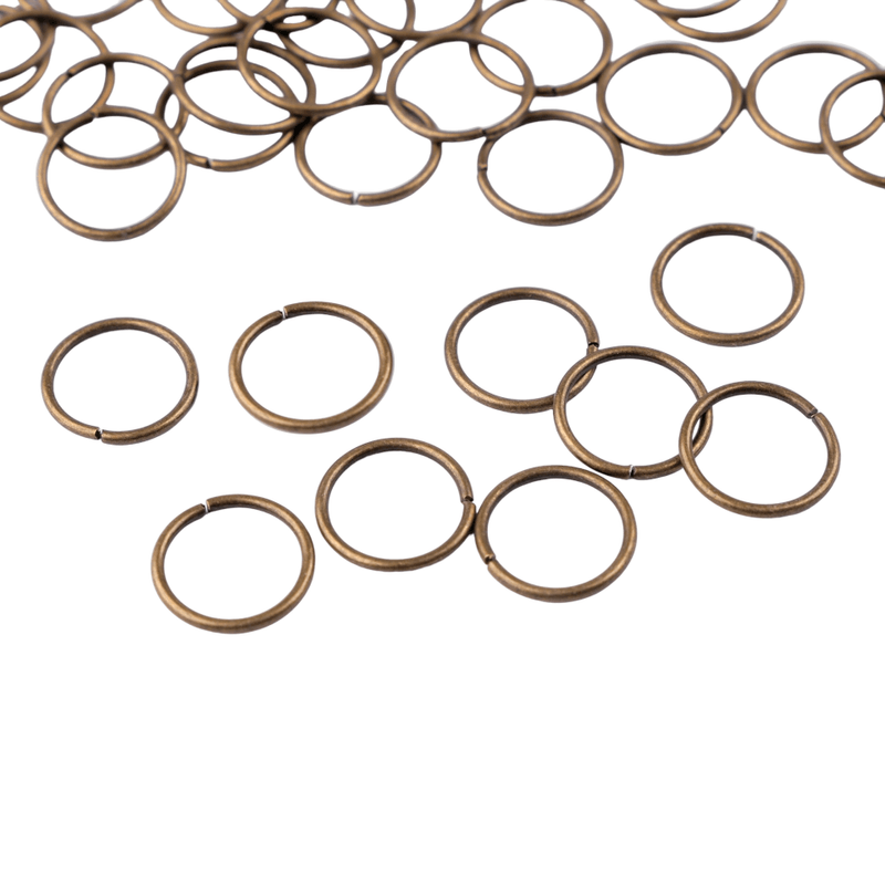 Casa si Gradina - Decoratiuni - Obiecte decorative - Accesorii decorative - Set 50 inele metalice de conectare, diametru 12 mm, Vintage - Infinity.ro