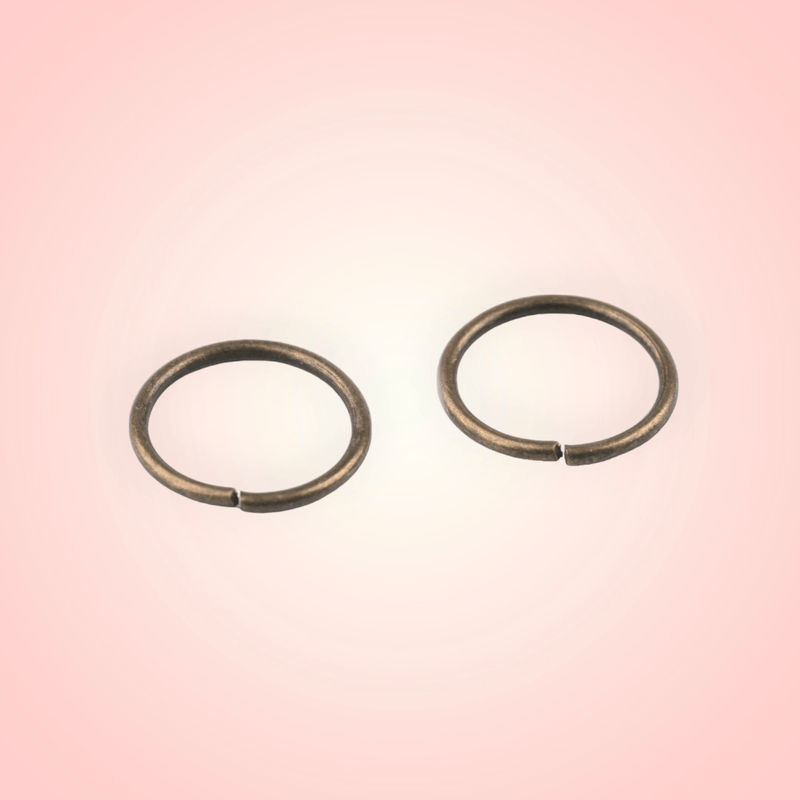 Casa si Gradina - Decoratiuni - Obiecte decorative - Accesorii decorative - Set 50 inele metalice de conectare, diametru 12 mm, Vintage - Infinity.ro