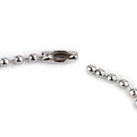 Casa si Gradina - Decoratiuni - Obiecte decorative - Accesorii decorative - Lant metalic decorativ cu bile, lungime 12 cm Argintiu - Infinity.ro