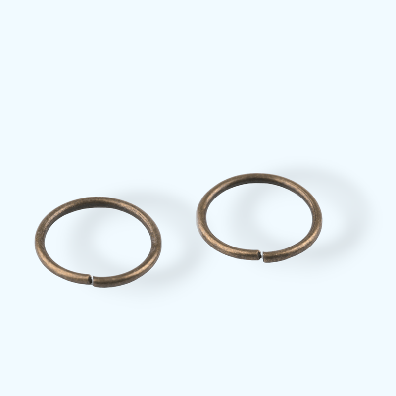 Casa si Gradina - Decoratiuni - Obiecte decorative - Accesorii decorative - Set 50 inele metalice de conectare, diametru 12 mm, Vintage - Infinity.ro