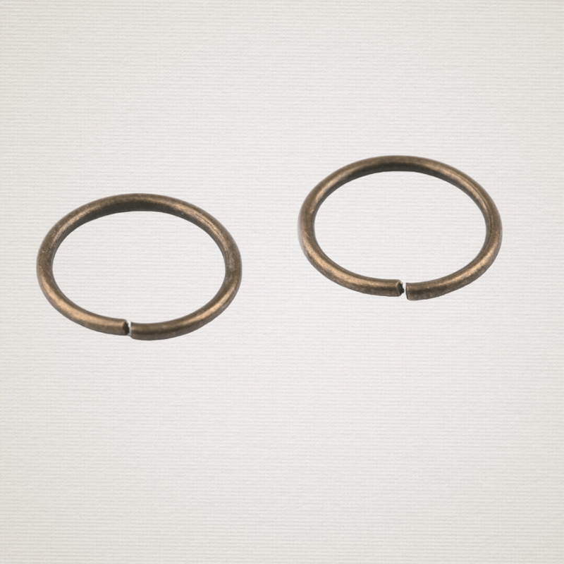 Casa si Gradina - Decoratiuni - Obiecte decorative - Accesorii decorative - Set 50 inele metalice de conectare, diametru 12 mm, Vintage - Infinity.ro
