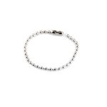 Casa si Gradina - Decoratiuni - Obiecte decorative - Accesorii decorative - Lant metalic decorativ cu bile, lungime 12 cm Argintiu - Infinity.ro