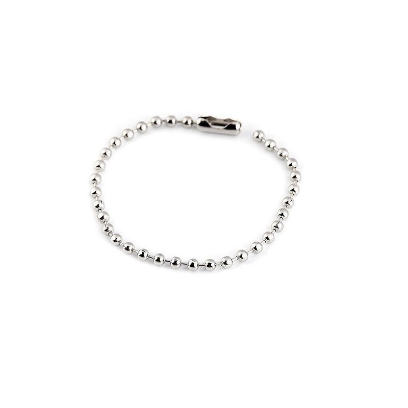 Casa si Gradina - Decoratiuni - Obiecte decorative - Accesorii decorative - Lant metalic decorativ cu bile, lungime 12 cm Argintiu - Infinity.ro