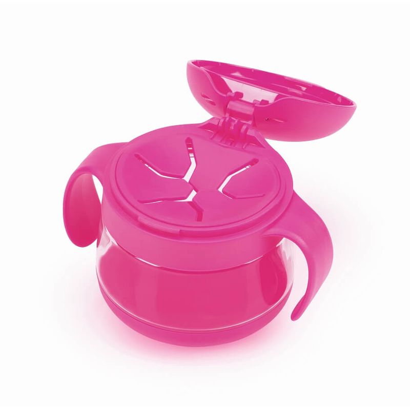 Jucarii, Copii si Bebe - Hrana si alaptare - Biberoane, suzete si accesorii hranire - Articole hranire bebelusi - Set cani pentru gustare Ubbi roz si verde - Infinity.ro