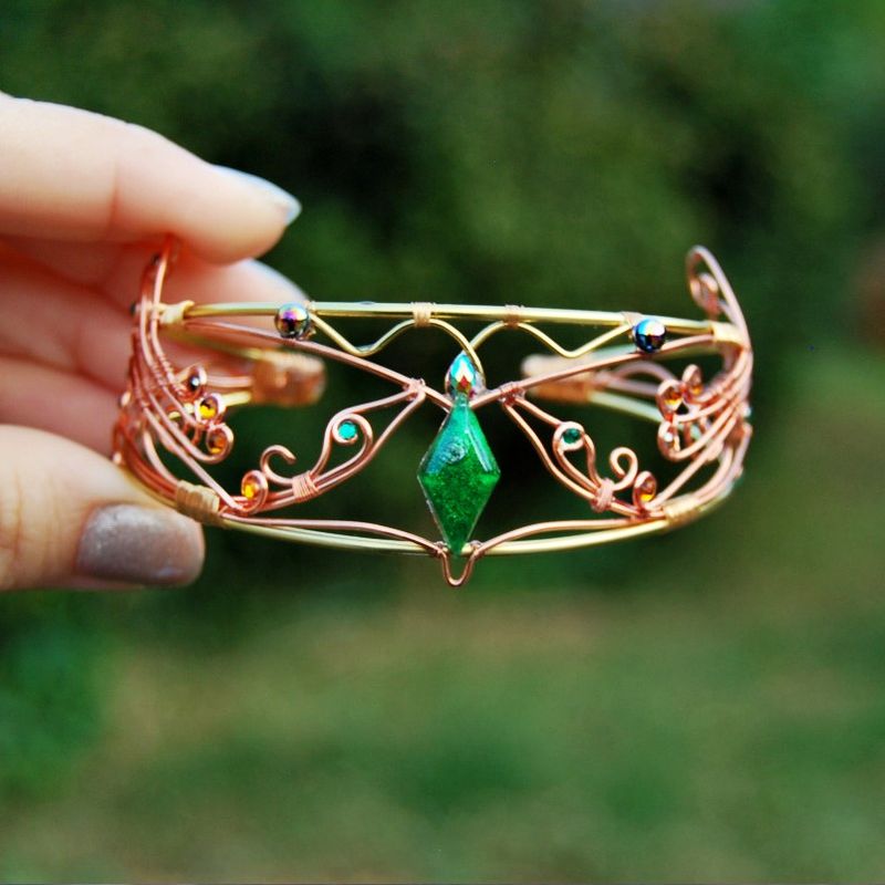 Fashion, accesorii si bijuterii - Femei - Bijuterii femei - Bratari femei - Bratara cu pauni, cupru - Infinity.ro
