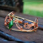 Fashion, accesorii si bijuterii - Femei - Bijuterii femei - Bratari femei - Bratara cu pauni, cupru - Infinity.ro