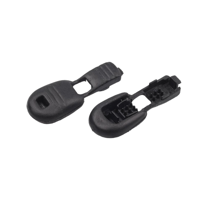 Casa si Gradina - Decoratiuni - DIY - Articole mercerie - Set 2 capete din plastic pentru snur 15 x 19 mm Negru - Infinity.ro