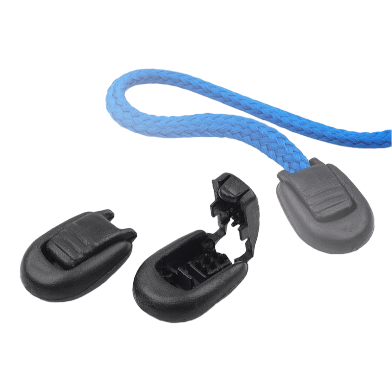 Casa si Gradina - Decoratiuni - DIY - Articole mercerie - Set 2 capete din plastic pentru snur 15 x 19 mm Negru - Infinity.ro