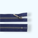 Casa si Gradina - Decoratiuni - DIY - Articole mercerie - Fermoar metalic nedetasabil Jeans, lungime 14 cm, Bleumarin - Infinity.ro