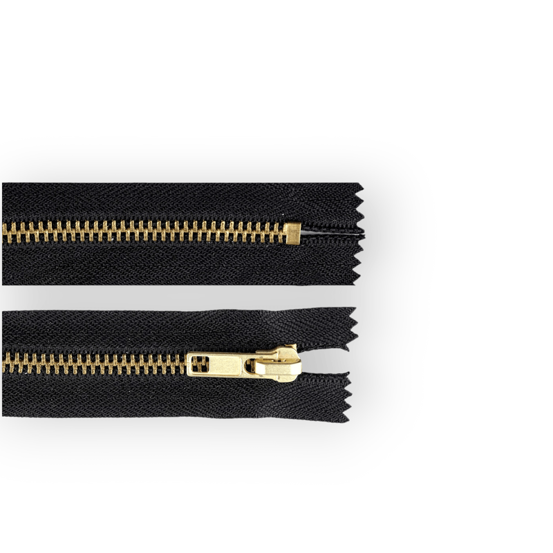 Casa si Gradina - Decoratiuni - DIY - Articole mercerie - Fermoar metalic nedetasabil, lungime 10 cm, Negru - Infinity.ro