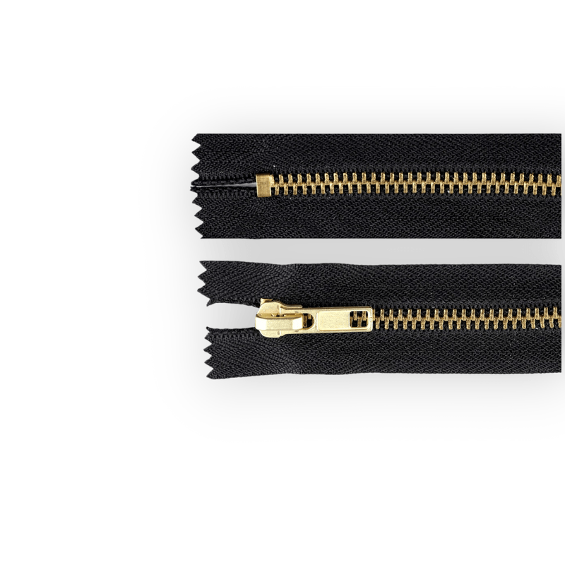 Casa si Gradina - Decoratiuni - DIY - Articole mercerie - Fermoar metalic nedetasabil, lungime 10 cm, Negru - Infinity.ro