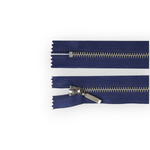 Casa si Gradina - Decoratiuni - DIY - Articole mercerie - Fermoar metalic nedetasabil Jeans, lungime 14 cm, Bleumarin - Infinity.ro
