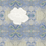 Casa si Gradina - Decoratiuni - DIY - Articole mercerie - Aplicatie termoadeziva brodata, 35 mm, floare Alba - Infinity.ro
