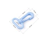 Casa si Gradina - Decoratiuni - DIY - Articole mercerie - Carabina rotativa din plastic, dimensiuni 19 x 38 mm, Bleu - Infinity.ro