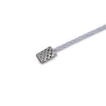 Casa si Gradina - Decoratiuni - DIY - Articole mercerie - Set 2 terminatii metalice pentru snur cu model 3 mm Argintiu - Infinity.ro