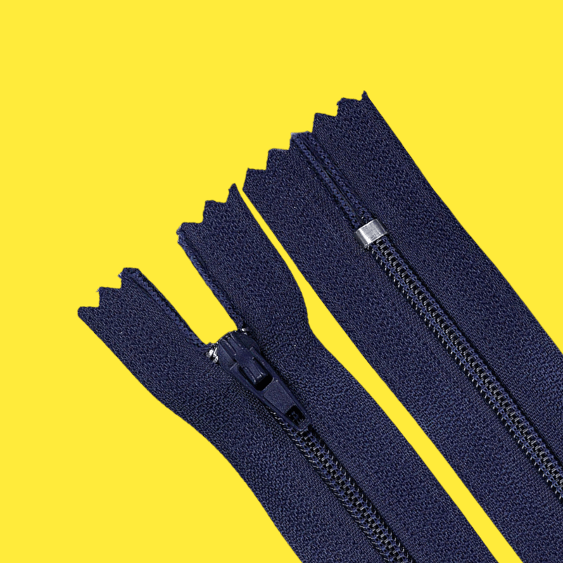 Casa si Gradina - Decoratiuni - DIY - Articole mercerie - Fermoar spiralat nedetasabil Crisalida, lungime 20 cm Bleumarin - Infinity.ro