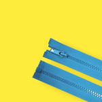 Casa si Gradina - Decoratiuni - DIY - Articole mercerie - Fermoar plastic detasabil Crisalida, lungime 45 cm, Albastru - Infinity.ro