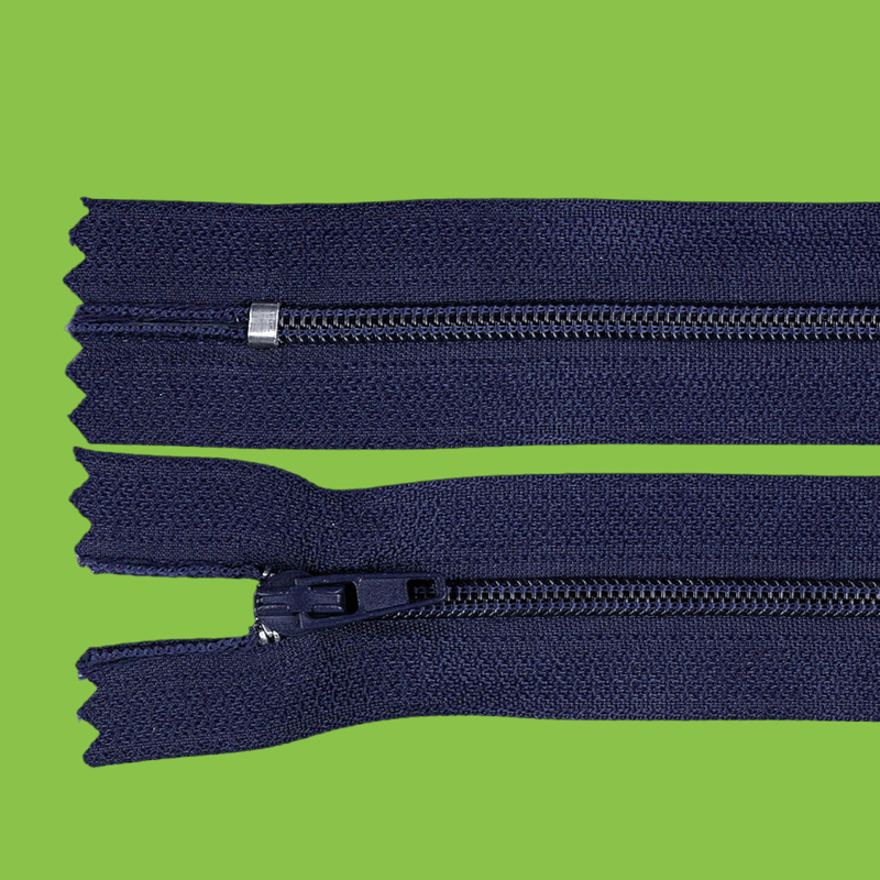 Casa si Gradina - Decoratiuni - DIY - Articole mercerie - Fermoar spiralat nedetasabil Crisalida, lungime 20 cm Bleumarin - Infinity.ro