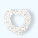 Casa si Gradina - Decoratiuni - DIY - Articole mercerie - Aplicatie crosetata, dimensiuni 10,3 x 10,5 cm, Inima - Infinity.ro