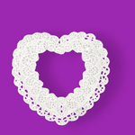 Casa si Gradina - Decoratiuni - DIY - Articole mercerie - Aplicatie crosetata, dimensiuni 10,3 x 10,5 cm, Inima - Infinity.ro