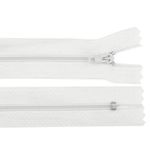 Casa si Gradina - Decoratiuni - DIY - Articole mercerie - Fermoar spiralat nedetasabil, lungime 40 cm Alb - Infinity.ro