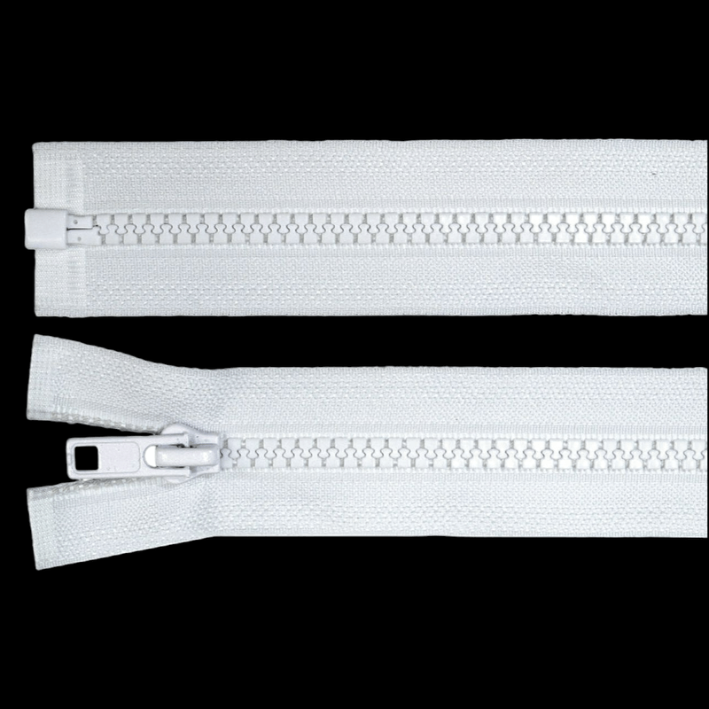 Casa si Gradina - Decoratiuni - DIY - Articole mercerie - Fermoar plastic detasabil, lungime 30 cm, Alb - Infinity.ro