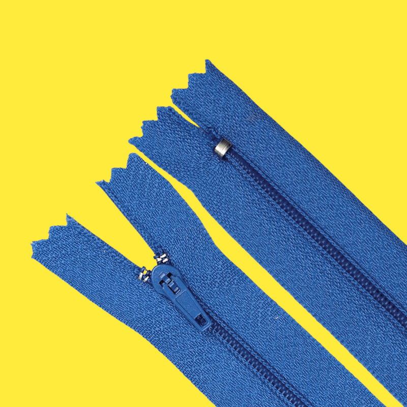 Casa si Gradina - Decoratiuni - DIY - Articole mercerie - Fermoar spiralat nedetasabil Crisalida, lungime 20 cm Albastru - Infinity.ro