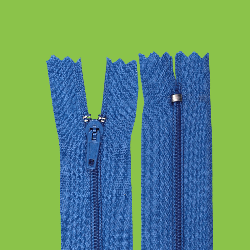 Casa si Gradina - Decoratiuni - DIY - Articole mercerie - Fermoar spiralat nedetasabil Crisalida, lungime 20 cm Albastru - Infinity.ro