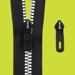 Casa si Gradina - Decoratiuni - DIY - Articole mercerie - Cursor cu autoblocare pentru fermoar impermeabil spiralat 6.7 mm, nr 5, Negru - Infinity.ro