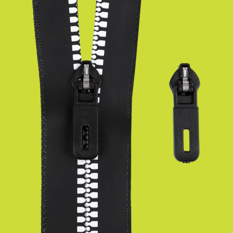 Casa si Gradina - Decoratiuni - DIY - Articole mercerie - Cursor cu autoblocare pentru fermoar impermeabil spiralat 6.7 mm, nr 5, Negru - Infinity.ro