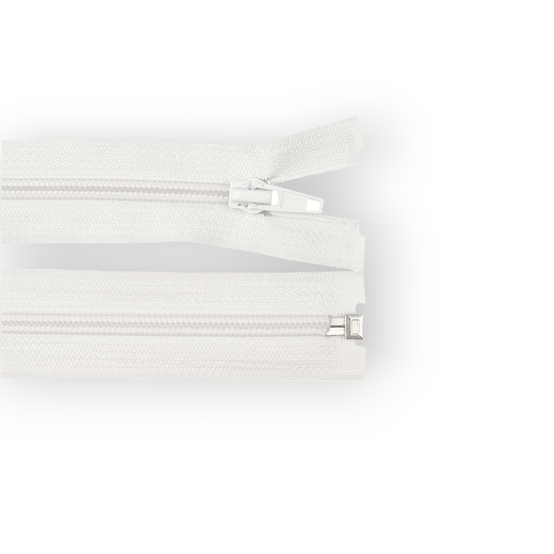 Casa si Gradina - Decoratiuni - DIY - Articole mercerie - Fermoar spiralat detasabil, lungime 30 cm Alb - Infinity.ro