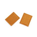 Casa si Gradina - Decoratiuni - DIY - Articole mercerie - Petic textil termoadeziv Kyrra 3 x 4 cm Maro coniac - Infinity.ro