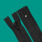 Casa si Gradina - Decoratiuni - DIY - Articole mercerie - Fermoar spiralat nedetasabil Crisalida, lungime 20 cm Negru - Infinity.ro