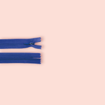 Casa si Gradina - Decoratiuni - DIY - Articole mercerie - Fermoar ascuns nedetasabil Crisalida, lungime 50 cm Albastru safir - Infinity.ro