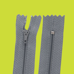 Casa si Gradina - Decoratiuni - DIY - Articole mercerie - Fermoar spiralat nedetasabil Crisalida, lungime 18 cm Gri - Infinity.ro