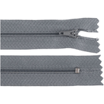 Casa si Gradina - Decoratiuni - DIY - Articole mercerie - Fermoar spiralat nedetasabil Crisalida, lungime 18 cm Gri - Infinity.ro