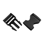 Casa si Gradina - Decoratiuni - DIY - Articole mercerie - Catarama trident din plastic pentru textile, latime 25 mm, dimensiuni 31 x 61 mm Negru - Infinity.ro