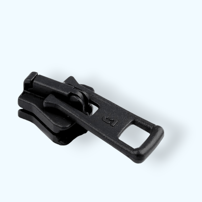 Casa si Gradina - Decoratiuni - DIY - Articole mercerie - Cursor metalic cu autoblocare pentru fermoar injectat ALFA 5 mm, Negru - Infinity.ro
