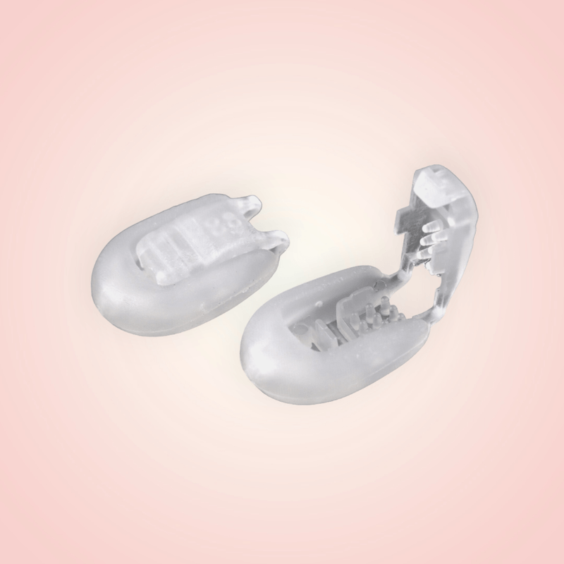 Casa si Gradina - Decoratiuni - DIY - Articole mercerie - Set 2 capete din plastic pentru snur 15 x 19 mm Transparent - Infinity.ro