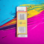 Casa si Gradina - Decoratiuni - DIY - Articole mercerie - Set 5 ace lungi pentru cusut manual, lungime 90 mm - Infinity.ro