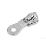 Casa si Gradina - Decoratiuni - DIY - Articole mercerie - Cursor metalic pentru fermoar de 8 mm, 44 x 35 mm, Argintiu - Infinity.ro