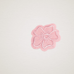 Casa si Gradina - Decoratiuni - DIY - Articole mercerie - Aplicatie termoadeziva brodata, 35 mm floare Roz deschis - Infinity.ro
