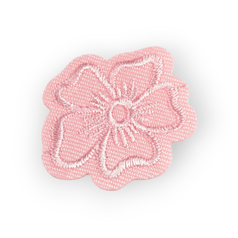 Casa si Gradina - Decoratiuni - DIY - Articole mercerie - Aplicatie termoadeziva brodata, 35 mm floare Roz deschis - Infinity.ro