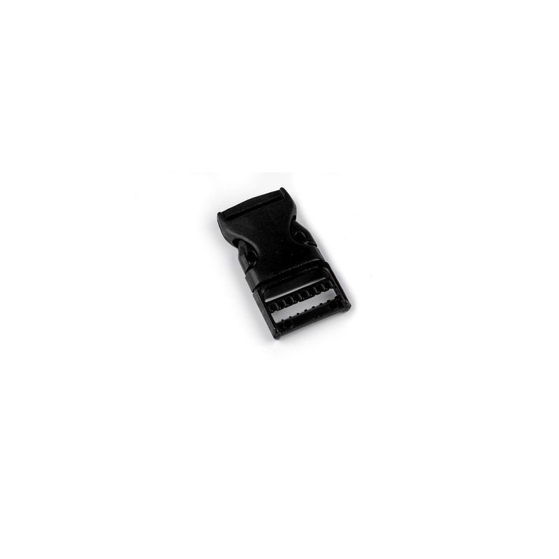 Casa si Gradina - Decoratiuni - DIY - Articole mercerie - Catarama trident din plastic pentru textile, latime 20 mm, dimensiuni 25 x 51 mm Negru - Infinity.ro