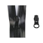 Casa si Gradina - Decoratiuni - DIY - Articole mercerie - Cursor metalic pentru fermoar spiralat impermeabil 7 mm, Negru - Infinity.ro