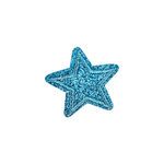 Casa si Gradina - Decoratiuni - DIY - Articole mercerie - Aplicatie termoadeziva, stea 3.5 cm, Albastru - Infinity.ro