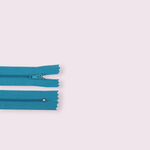 Casa si Gradina - Decoratiuni - DIY - Articole mercerie - Fermoar spiralat nedetasabil Crisalida, lungime 18 cm Turcoaz - Infinity.ro